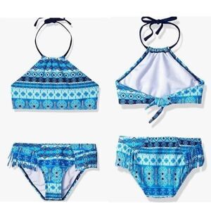 Kanu Surf Girls UPF 50+ Beach Sport Halter Bikini 2-Piece Swimsuit